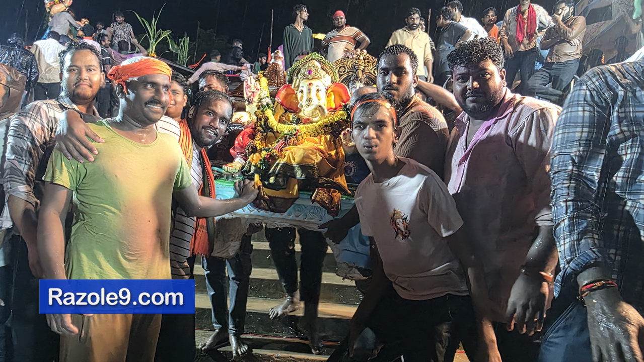 Razole Taluka Ganesh Nimajjanam